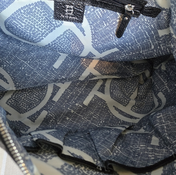 Black Leather Satchel- OH by Joy Gryson- Large- Like New - Picture 7 of 8